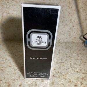 Royal Copenhagen Spray Cologne 3.3 Fl. Oz. New, in original sealed packaging.